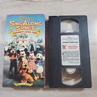 VHS Disney's Sing-A-Long Songs DISNEYLAND FUN Good condition