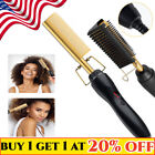 Hair Hot Comb Straightener Professional Press Comb Electric Hot Comb Portable