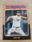 2024 Topps Heritage Clayton Kershaw '23 Highlights Low Number #4 SP Dodgers