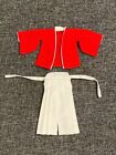 MEZCO 1/12th Riman Red White Samurai outfit Clothes Model for 6