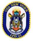 USS New York LPD-21 Patch – Sew On