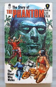 STORY OF THE PHANTOM #1, GHOST WHO WALKS, LEE, FALK, AVON, PAPERBACK, 1ST, 1972