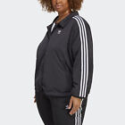 adidas women Adicolor Classics 3-Stripes Coach Jacket (Plus Size)