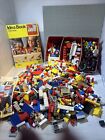 Vtg 1977  LEGO's huge lot set w/instructions booklets ~7 Lbs of Lego PCs + Case