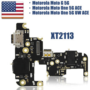 USB Charging Port Dock Connector For Motorola MOTO One 5G Ace UW  / G 5GXT2113