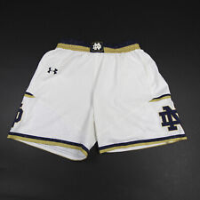 Notre Dame Fighting Irish Under Armour Game Shorts Men's White/Gold Used