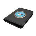 Perfect Fit DOD Defense Dept Double ID Leather Military ID Card License Holder