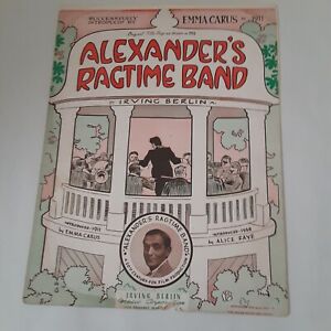 New ListingVintage sheet music Alexander's Ragtime Band 1911 Irving Berlin