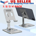 Universal Adjustable Metal Desk Tabletop Phone iPad Tablet Stand Holder Foldable