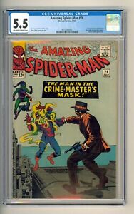 Amazing Spider-man #26  Marvel July 1965  CGC 5.5 Crime Master Green Goblin HOT!