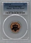 2019 W PCGS PF70 RD Reverse Proof Lincoln Shield Cent - West Point Mint