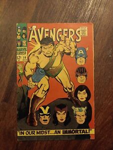 Avengers 38 Silver Age Marvel 1967 Hercules cover Gil Kane Thomas comic book