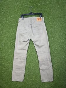 Levis 559 Jeans Mens Beige Relaxed Straight Timberwolf Twill Denim Size 32x34