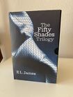 The Fifty Shades Trilogy by EL James Box Set in paperback volume 1,2,3.