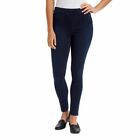 NEW Gloria Vanderbilt Womens High Rise Pull On Comfort Jeans, Dark Blue, Size 10