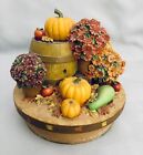 Yankee Candle Jar Topper Fall With Mums And Pumpkins