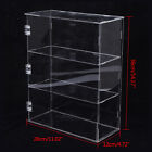 Acrylic Display Case Clear for 3Tier Dustproof Toy Showcase Holder Display Shelf