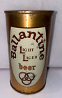 1955 BALLANTINE  Light Lager Steel Flat Top Beer Can Brewed in Newark, NJ