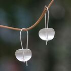 925 Silver Plated Dangle Drop Earrings Hook Women Jewelry Simulated