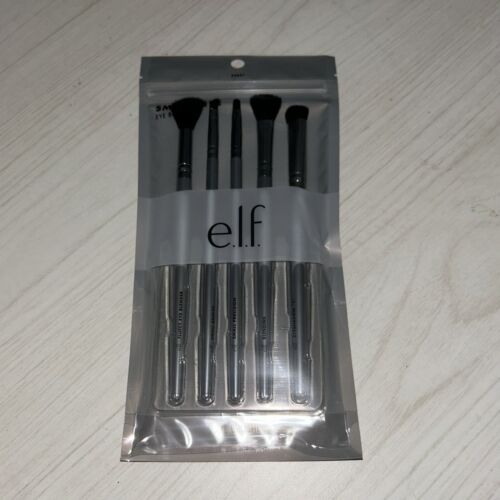E.L.F Smoky Eye Brush Kit 5 Piece Set Elf Makeup Brushes - BRAND NEW SEALED