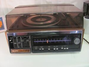 Sony HP-310 Stereo System Record Player w/ AM-FM Radio, with Top