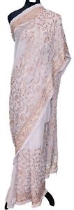 Saree Party Wear Designer Indian  Bollywood Ethnic With Unstitched Blouse Piece