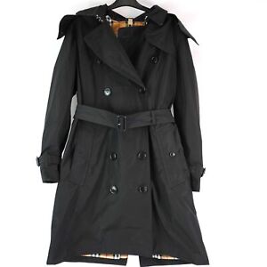 Burberry Kensington Heritage Trench Coat In Black - US Women's 4