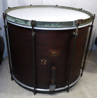 Antique Early 1920s Ludwig & Ludwig Wooden Marching Parade Snare Drum 15x12