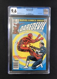 CGC 9.6 Daredevil #183 Newsstand 1st Daredevil Vs Punisher Miller 1982 Marvel