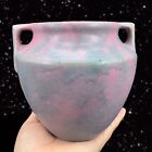 New ListingEarly Burley Winter Pottery ARTS & CRAFTS #43 Vase Mottled Matte Burgundy 5.5”T