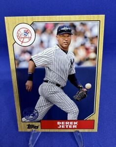 2022  Topps Update #87TBU-33 Derek Jeter  New York Yankees 1987 Topps Baseball