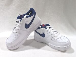 Nike Force 1 (TD) White/Royal Blue Toddler Boy's Shoes-Asst Sizes NWB CZ1691-101