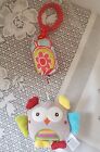 New ListingBBSKY Baby Owl Activity Chime Toy Clip On N Go Hanging Teether Plush Soft