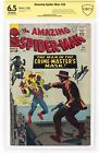 AMAZING SPIDER-MAN #26 CBCS 6.5 SIGNED BY STAN LEE 1ST APP CRIME-MASTER & PATCH