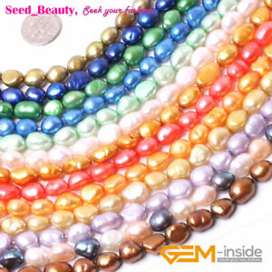 8-9mm Freshwater Pearl Loose Beads for Jewelry Craft Making 15