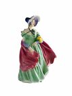 Royal Doulton Figurine Lady April HN 1965 Green & Pink 1941-1949 Vintage Rare.