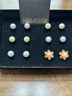 NIB JOAN RIVERS Classic Collection Stud EARRINGS LOT Faux Pearl In 6 COLORS