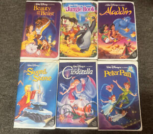 Disney Classic VHS Collection - Lot of 6 - Children's Movies (#2)