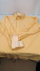 Tommy Hilfiger long sleeve button down shirt. Size XL. Mustard color.