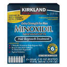 Kirkland Minoxidil 5% Solution Hair/Beard Regrowth Treatment 1-12 Months Supply