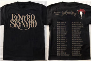 Lynyrd Skynyrd ZZ Top Tour 2024 Black Stone Cherry T-Shirt Gift Fans Music