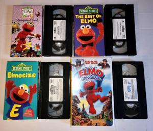 Sesame Street VHS Lot Best of Elmo