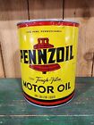 Vintage Original Pennzoil Motor Oil One Gallon Round Can Oil City PA