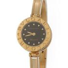 Bvlgari B Zero.1 Quartz 18k Yellow Gold Ladies Wrist Watch Bangle Bracelet