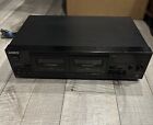 SONY TC-WR445 Dual Stereo Auto Reverse Cassette Deck Dolby Tested Deck B Works