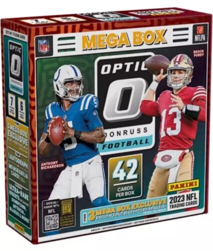 NEW 2023 Panini Donruss Optic NFL Football Cards Downtown Mega Box PRE-SALE 5/30