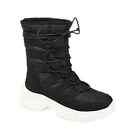 Journee Collection Icey Women Mid Calf Chunky Snow Boots Size US 8 Black