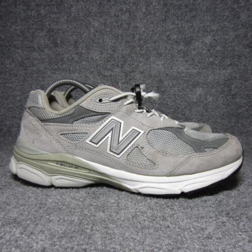 New Balance 990 Shoes Mens Size 9 Gray Suede Sneakers Made in USA