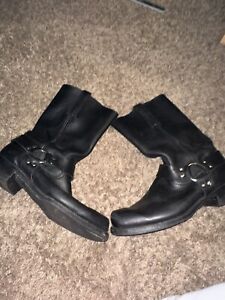 Frye Mens Size 12 M Harness Leather Tall Pull On USA Made Boots 87350