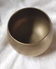 Vintage Solid Brass Bowl Small Round 3